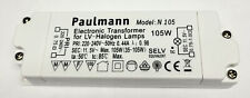 Original Paulmann Transformator Flach N105 LV-Halogen 35-105W Trafo Dimmbar