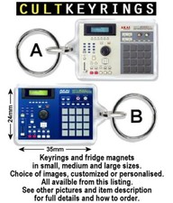 Akai MPC Schlüsselanhänger / Kühlschrankmagnet - 500, 1000, 2000, 5000, Renaissance, Sampler