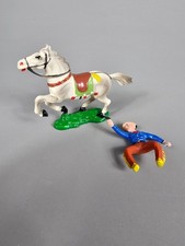 DDR Gummi Indianer Jesse James + Pferd 303 Richard Hopf NEU unbespielt im Papier
