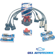 BOSCH Verteilerkappe + Finger+ Kabelsatz +Zündkerze für MERCEDES W102 W461/3 M10