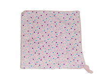 STEIFF Tuch rosa Kreise Punkte lila & blau Schmusetuch Kuscheltuch Schnuffeltuch