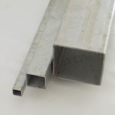 verzinkt Vierkantrohr Quadratrohr Hohlprofil Stahl St37 S235 ✂500,1000,1500,2000