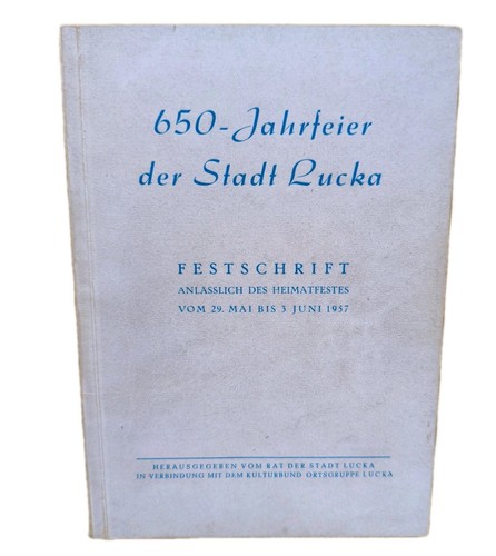 650 jahrfeier der - stadt, lucka