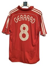 Liverpool FC Heimtrikot 2006–2008 – Adidas – Carlsberg – Gerrard #8 - Größe L