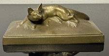 Bronzefigur, Briefbeschwerer, Fuchs, Entwurf: Alexander Struck, selten