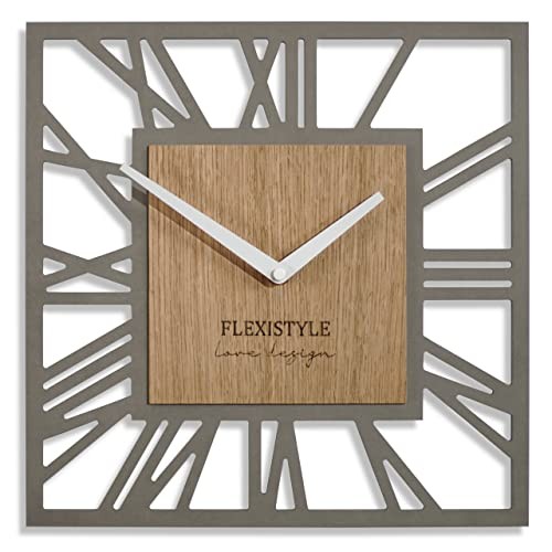 Wanduhr flexistyle 30cm grau - wanduhr,