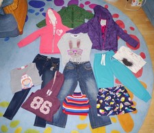 MINI BODEN NEXT etc. 12tlg. Paket Englandmode inkl. warme Jacken 7-8 Jahre (128)