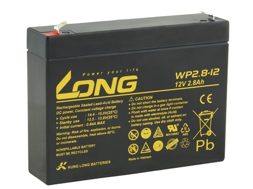 Long 12v 8ah f1 - 2,8ah, (wp2.8-12)