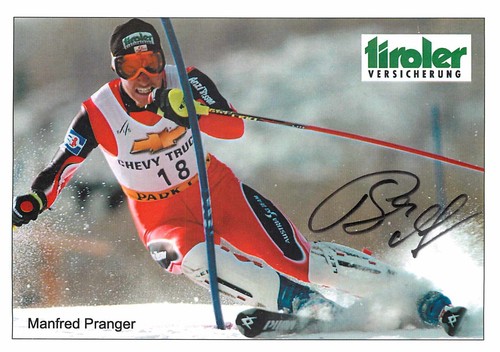 Autogramm manfred pranger - autogramm,