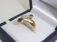 Saphir Diamant Ring 585 Gelbgold 14K Gold 4,92 g Verlobung RG 54 - 17,2 mm 6952