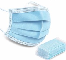 50x Mundschutz Maske Gesichtsmaske Mund-Nasen-Schutz Einwegmaske Mundbedeckung