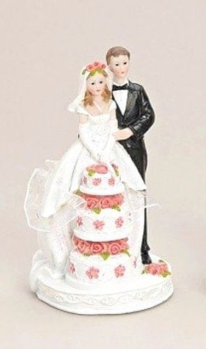 Brautpaar mit torte - mit,