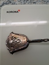 Alte Gebäckzange  Alpaka Vintage sehr hübsch verschnörkelt Durchbruch 18 cm