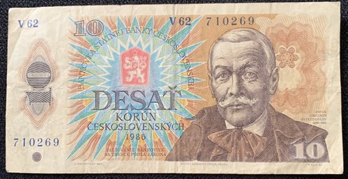 Banknote aus tschechien - banknote,