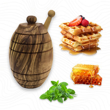 Honigtopf mit Honiglöffel