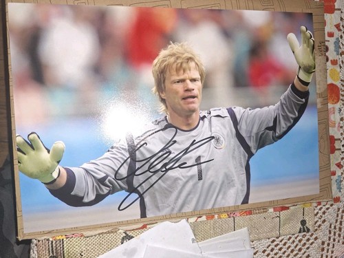 Autogramm foto oliver kahn - foto,