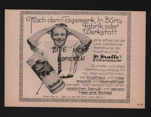 Hamburg werbung 1927 - hamburg,,