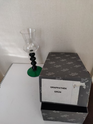 Rosenthal glas grün grappa - glas,
