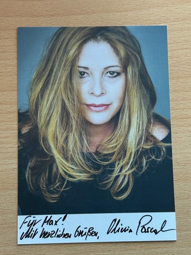 Olivia pascal autogrammkarte - olivia,