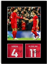 Mo Salah And Virgil van Dijk