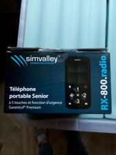 Seniorenhandy Simvalley 5Tasten für 4 Teilnehmer, einschließlich Notruftaste