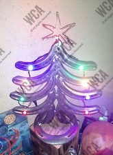 Weihnachtsbaum aus Hufeisen mit LED Beleuchtung / Tanne Metall, Eisen / Deko
