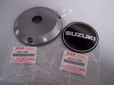 Zündungsdeckel Motordeckel Deckel silber Emblem schwarz Suzuki GS500 97-08