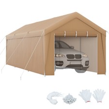 Carport Garagenzelt PE Zeltgarage 301x600x285cm tragbar Schuppen Auto Garage