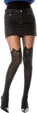 Damenstrumpfhose Kunststrumpfhose Paris Katze 40 •80 Denier Italien