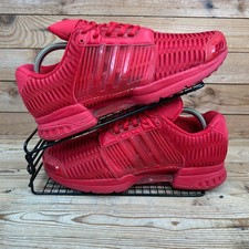 Adidas Turnschuhe Herren Größe UK 9 ClimaCool 1 Triple Rot Mesh Netze Freizeit Mod Schuhe