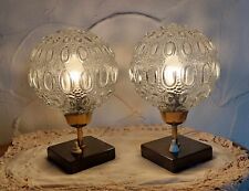 VEB Leuchten AKA Lampe Tischlampe paar  Nachttisch Licht retro vintage DDR