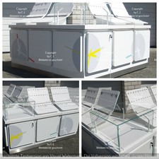 Verkaufsvitrine-Vitrine-Uhrenvitrine-Ladentheke-Schmuckvitrine-Juwelier-Swatch  