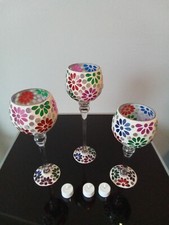 Lumida Casa 3 Kelche, inklusive Teelichter mit Timer