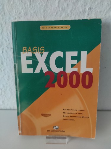 Excel 2000 basis an - excel, 2000.