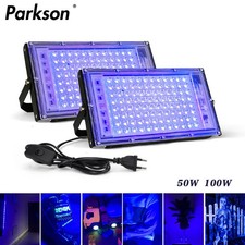 LED UV Flutlicht 50W/100W – Professionelle Blacklight-Bühnenlampe | Ideal für...