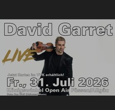 David Garrett World Tour 2026