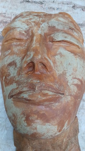 Gartenskulptur gesicht - gartenskulptur,