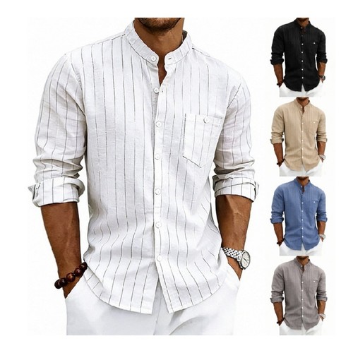 Leinenhemd herren hemd langarm - herren,