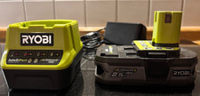 Ryobi ONE+ 18V Akku 2,5Ah mit Schnellladegerät RC18120-125 – neuwertig