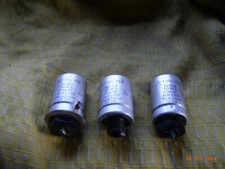 3 Stück Elektrolytkondensatoren aus Röhrenverstärker RFT 904 50uF 350/385 V