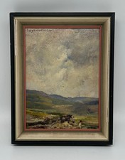 Kleines Ölbild Max Mayrshofer