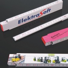 Zollstock mit Wunschtext