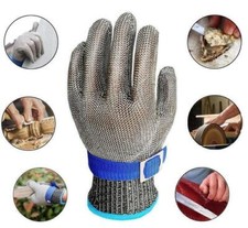 Stechschutzhandschuhe Kettenhandschuh Sicherheits-Handschuh Metzger XS-XXXL Neu