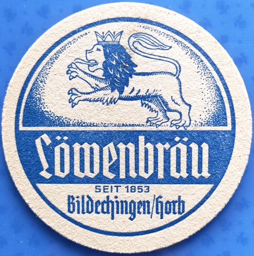 Alter bierdeckel löwenbräu - bierdeckel,