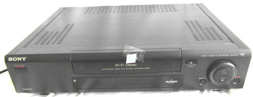 Sony video cassette recorder - sony,