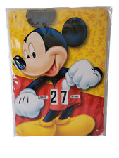 Disney Mickey Maus Immerwährender Dauer Kalender ca 36,5 x 26,5 cm
