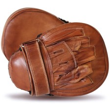 Pratzen Leder Retro – Handgemacht Box Pads – Klettverschluss – Deko & Training