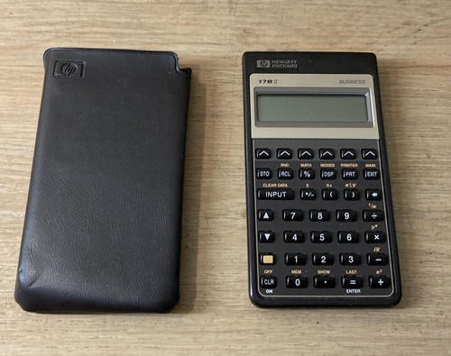 Hewlett packard 17bii - hewlett,