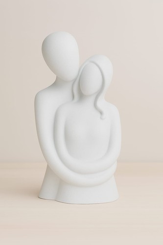 Skulptur paar umarmung - paar,