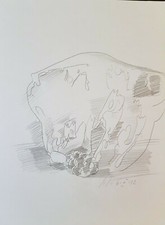 Sprotte, Siegward (1913 - 2004), Abstrakte Bleistiftzeichnung, re. u. sign.